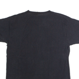 FRUIT OF THE LOOM German Text Beer Mens T-Shirt Black Crew Neck L