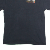 GILDAN La Playa Mexican Grille Mens T-Shirt Black USA Crew Neck M