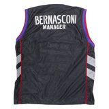 Riverside Raptors Basketball Bernasconi Manager Signed Mens Jersey Purple Sleeveless 90s S