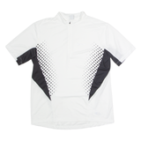 ODLO Cycling Mens Jersey White 1/2 Zip XL