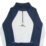 AESSE Cycling Womens Jersey Blue Long Sleeve 1/4 Zip UK 14