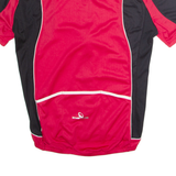 MOVE N RIDE Full Zip Cycling Mens Jersey Red High Neck L