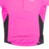 KARRIMOR Cycling Womens Jersey Pink 1/2 Zip M