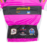 GONSO Cycling Mens Jersey Pink 1/4 Zip L