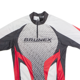 BRUNEX Cycling Mens Jersey Black 1/4 Zip L