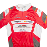 OWAYO Full Zip Cycling Mens Jersey Red High Neck M