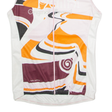NALINI Full Zip Cycling Womens Jersey White Sleeveless L