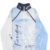 ACTION Full Zip Cycling Mens Jersey Blue 1/4 Zip L