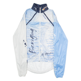 ACTION Full Zip Cycling Mens Jersey Blue 1/4 Zip L