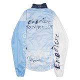 ACTION Full Zip Cycling Mens Jersey Blue 1/4 Zip L