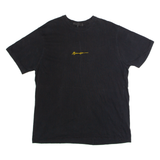 MENACE Mens T-Shirt Black Crew Neck XL