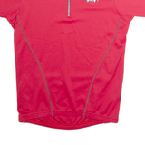 AESSE Cycling Mens Jersey Pink 1/4 Zip L