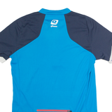 QLOOM Cycling Mens Jersey Blue 1/4 Zip M