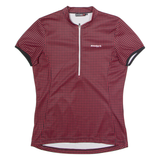 STOKE PRO Cycling Mens Jersey Red 1/2 Zip S
