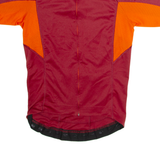 MAVIC Full Zip Cycling Mens Jersey Maroon High Neck S