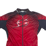 SUGOI Full Zip Cycling Womens Jersey Red High Neck 2XL