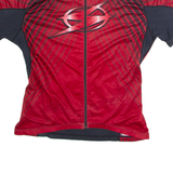 SUGOI Full Zip Cycling Womens Jersey Red High Neck 2XL