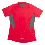 CRAFT Cycling Womens Jersey Red 1/4 Zip XL