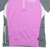 BRUNEX Cycling Womens Jersey Purple 1/4 Zip M