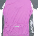 BRUNEX Cycling Womens Jersey Purple 1/4 Zip M