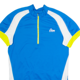 CRIVIT Cycling Mens Jersey Blue 1/4 Zip M