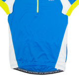 CRIVIT Cycling Mens Jersey Blue 1/4 Zip M