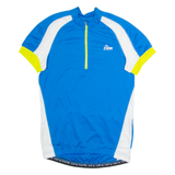 CRIVIT Cycling Mens Jersey Blue 1/4 Zip M