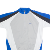 TCM Cycling Mens Jersey Grey 1/2 Zip M