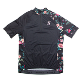 STOKE Cycling Womens Jersey Black 1/4 Zip L