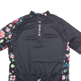 STOKE Cycling Womens Jersey Black 1/4 Zip L