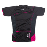 STOKE Full Zip Cycling Mens Jersey Black High Neck XL