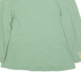 DONA PIU Womens Blazer Jacket Green Wool 90s UK 18