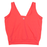 NIKE Studio 72 Womens Sports Vest Pink V-Neck Sleeveless M
