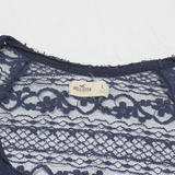 HOLLISTER Womens Top Blue L