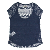 HOLLISTER Womens Top Blue L