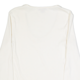 MONSOON Womens Top Cream Long Sleeve UK 12