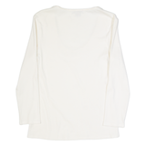 MONSOON Womens Top Cream Long Sleeve UK 12