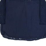 SUPERDRY Womens Top Blue 3/4 Sleeve XS