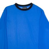THE KOOPLES SPORT Sheer Womens Top Blue Long Sleeve XS