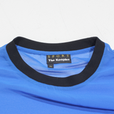 THE KOOPLES SPORT Sheer Womens Top Blue Long Sleeve XS