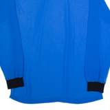 THE KOOPLES SPORT Sheer Womens Top Blue Long Sleeve XS