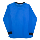 THE KOOPLES SPORT Sheer Womens Top Blue Long Sleeve XS