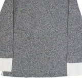 J.CREW Womens Shirt Grey High Neck Long Sleeve XXS