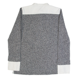 J.CREW Womens Shirt Grey High Neck Long Sleeve XXS