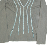 DKNY Womens Top Green Long Sleeve M