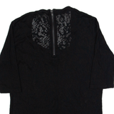 THE KOOPLES Womens Top Black 3/4 Sleeve M