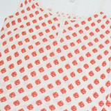 MONSOON Womens Printed Top White Sleeveless Spotted UK 10