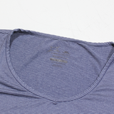 TRESPASS Womens Sports Top Blue Striped L