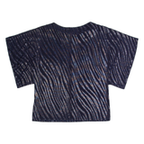 PHASE EIGHT Womens Printed Top Blue Animal Print UK 12