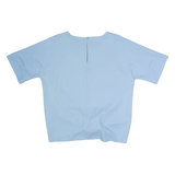 COAST Front Tie Womens Top Blue UK 14